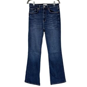 {Zara} High Rise Waist Bootcut Stretch Denim Jeans